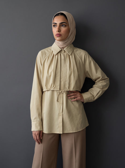 8286 Beige Shirt For Women