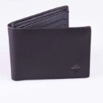 Picture of Black Wallet Al Jazeera With Smooth Texture