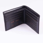 Picture of Black Wallet Elite With Lines Texture