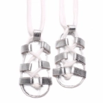 Picture of Silver Roman Sandals For Girls