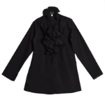 Picture of Black Long Sleeves Shirt From Lulwa Alkhattaf