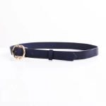 Picture of Navy Belt with Double Gold Coin for Women