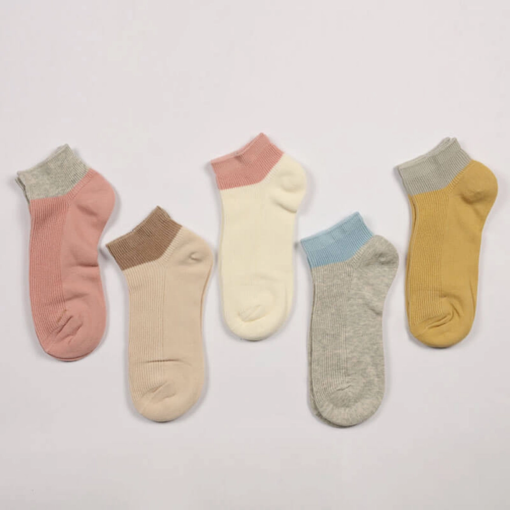 Picture of Ankle Socks With Mix Colors For Kids (5 Colors)