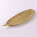صورة Golden Feather Plate For Decor