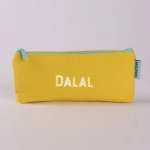 Picture of Yellow Stationery Pouch (With Name Embroidery)