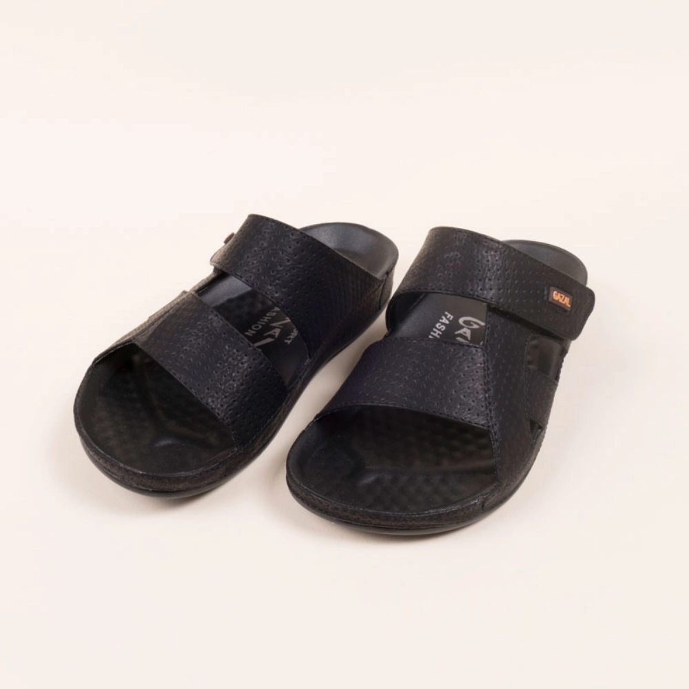 Picture of Black Slippers Gazal Model B06 For Boys