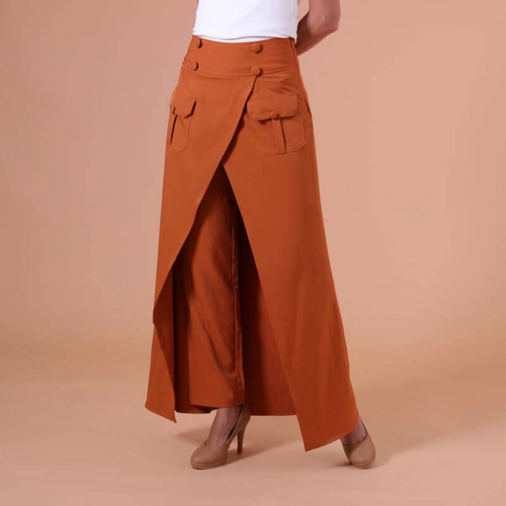 woman pants skirt Kuwait online orange