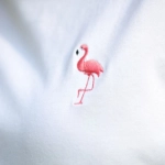 Picture of Flamingo Design Slim Fit T-Shirt