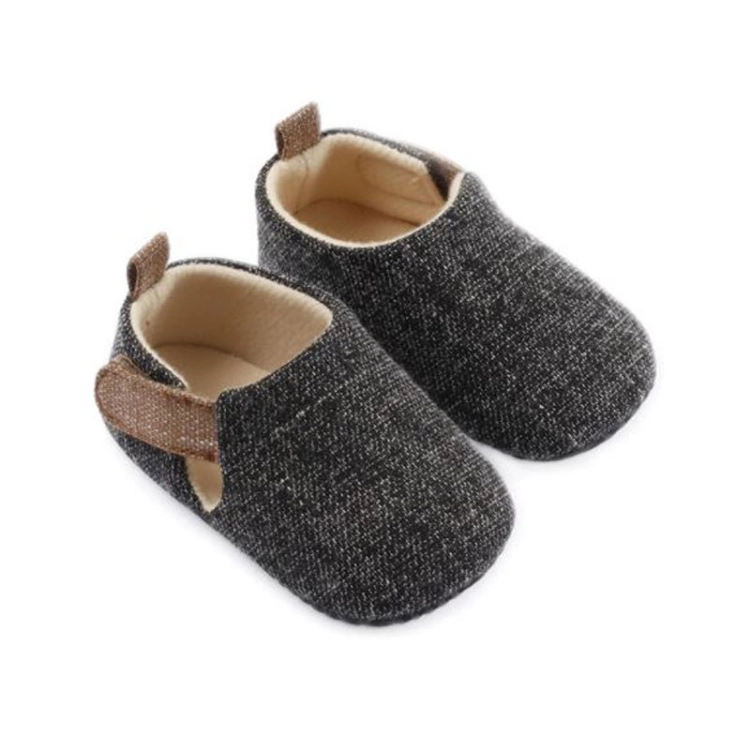 Brown Classic Shoes For Baby (With Alphabet Printing)
