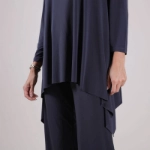 Picture of Navy Jumpsuit Set For Women