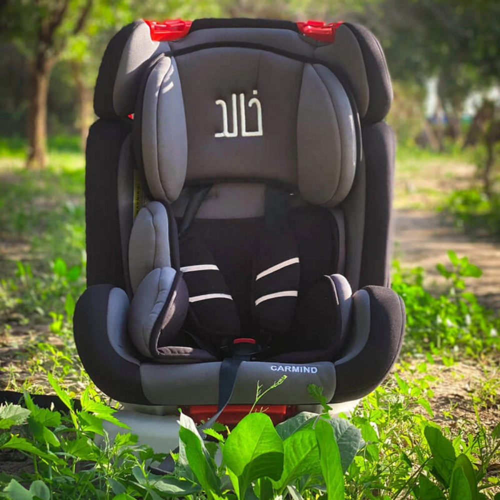صورة مقعد سيارة سلامة للأطفال (مع إمكانية التطريز بالاسم)