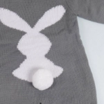 صورة بدلة أرنب رمادية للطفل