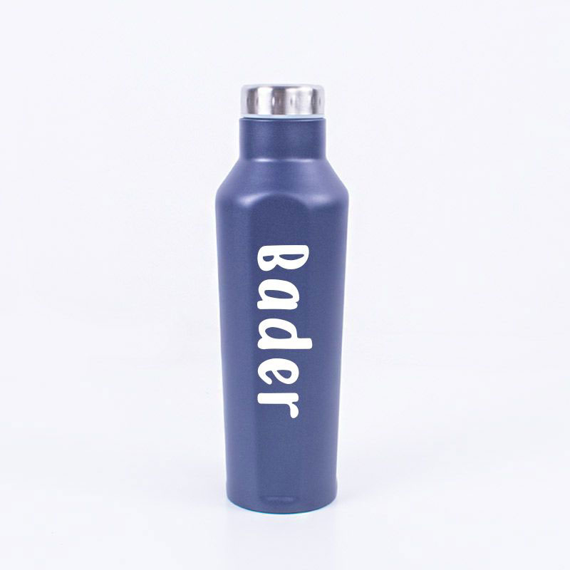 صورة Multi Colors 500 ML Hot and Cold Beverage Conical Bottle (With Name Printing)