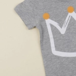 Picture of Grey T-Shirt With Crown (With Name Printing Option)