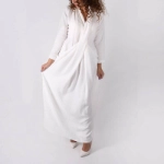 Picture of Pastel White Summer Dress For Women