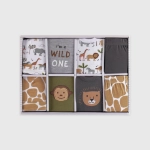 Picture of 8 Pcs Gift Box 28 - Grey Animal Print Suit