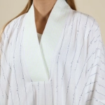 Picture of White Kimono With Navy Arabic Font Dress For Women