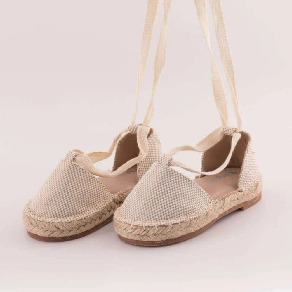 Picture of TIYA White Ballet Shoes With Foot Tie Model 3986 For Girls