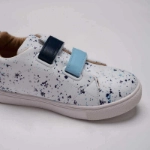 Picture of Strap Shoes For Kids DE856- Black/Blue 