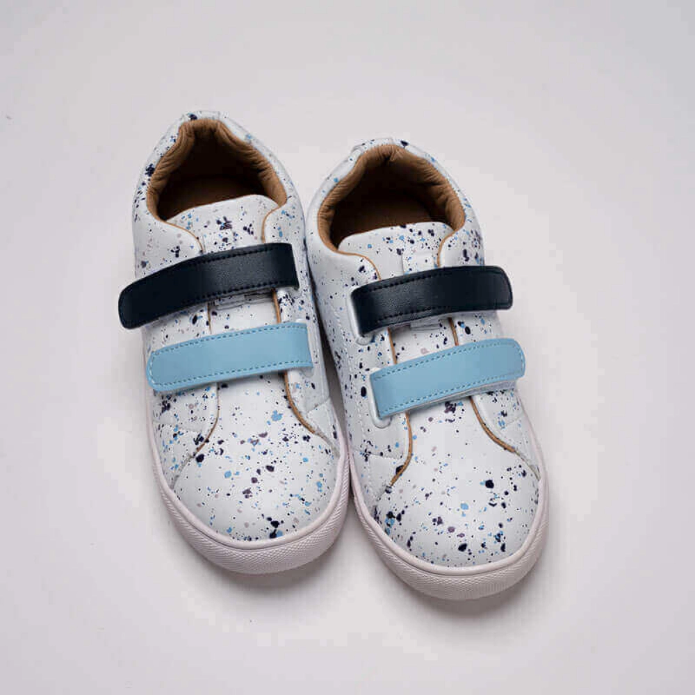 Picture of Strap Shoes For Kids DE856- Black/Blue 
