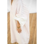 Picture of Lemonade Pink Kimono Arabic Font Dress For Girls