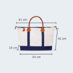 Picture of Navy Baby Bags  (With Embroidery Option)