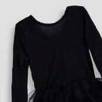 Picture of Black Full Sleeve Dress For Girls