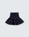 Picture of Tiya Black Dotted Skirt For Girls
