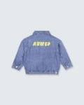 Picture of Blue Denim Jacket For Kids (With Yellow Name Embroidery Option)