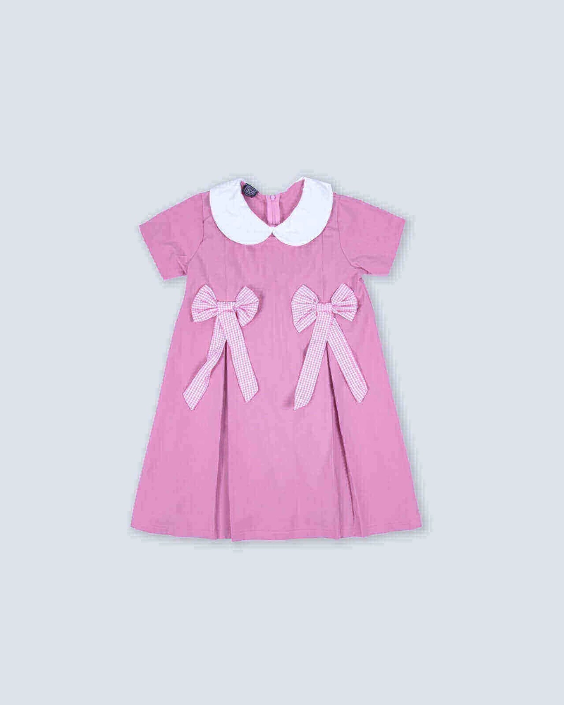 Picture of Pink Elementary School Dress For Girls BTS3 (With Name Embroidery Option)