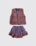 Picture of Multi-Color Vest With Skirt Set For Kids