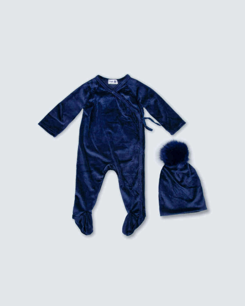 Picture of Tiya Multi-Color  Babysuit With Beanie For Baby