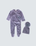 Picture of Tiya Multi-Color  Babysuit With Beanie For Baby