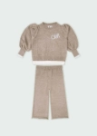 Picture of Beige And White Winter Set For Girls W2022