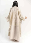 Picture of 23SS1TB6ST7301 Beige Bisht Long Sleeveless Set