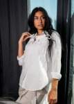 Picture of White Knot Top For Women