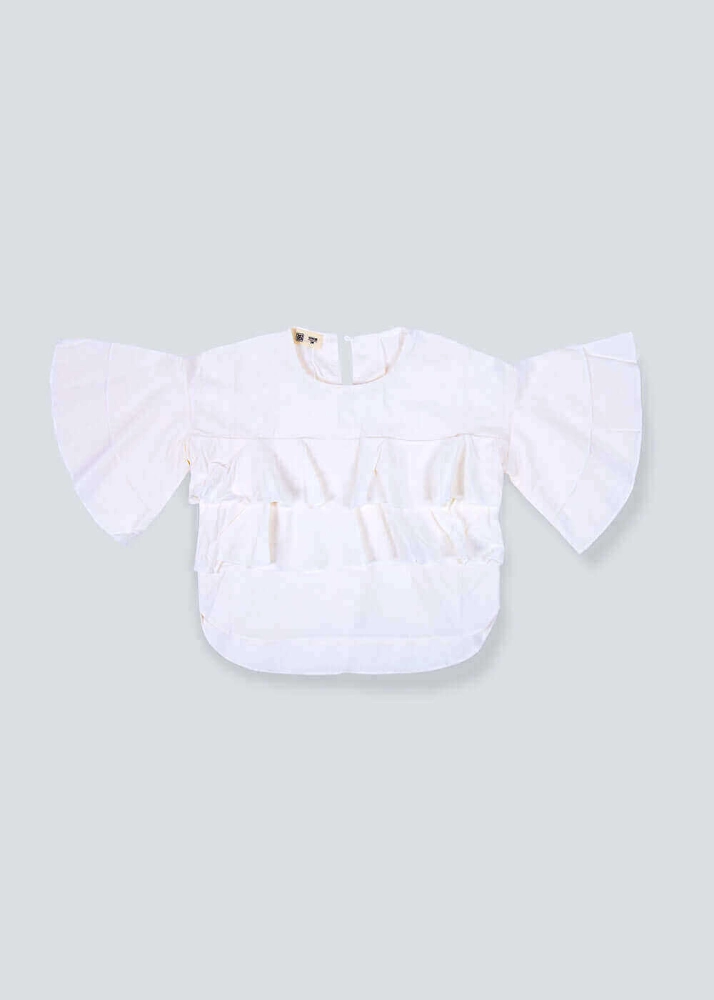 Picture of White 7155 Top For Girls