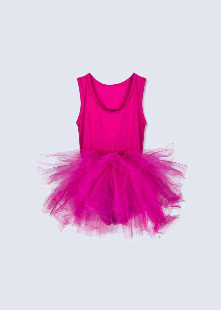صورة فستان صيفي بدون أكمام 7216 متعدد الألوان للبنات