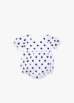 Picture of Black And White Dotted Dress For Baby Girl