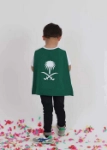 Picture of White And Green T-shirt Superman (With Name Printing Option)