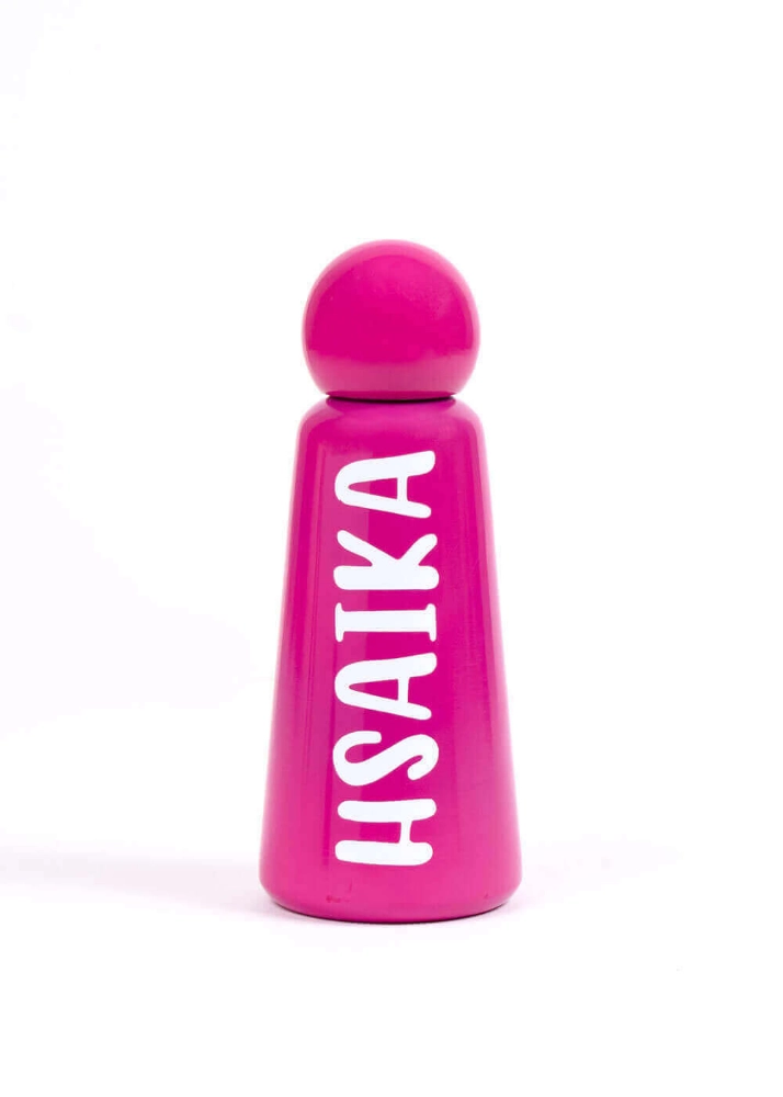 Picture of Fuchsia  Pink Vacuum Water Bottle - 500ml (With Name Printing Option)