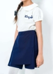 Picture of Navy Blue Kinder Garden Shorts Skirt For Girls