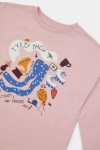 Picture of B&G Tyess Girl Long Sleeve Graphic T-Shirt TJ4510 