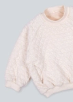 Picture of Beige Patterned Winter Top For Kids