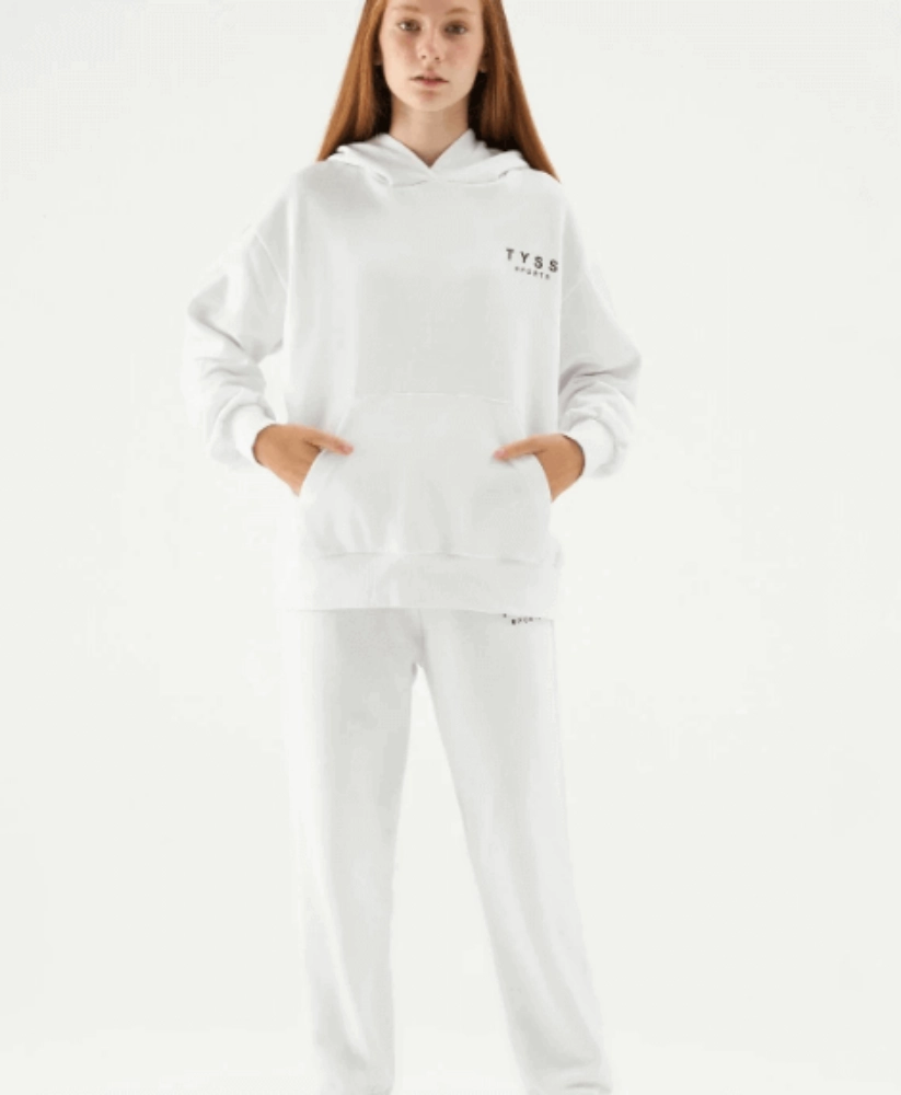Picture of  B&G Tyess Girl's White Sweatshirt TJ4406