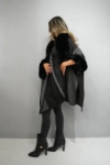 Picture of Multi-Color Fur Coat For Women