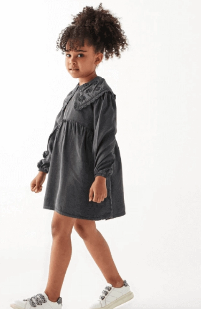Picture of  B&G Tyess Girl's Anthracite Dress TJ4904