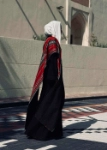Picture of 7381 Black Long Dress With Shawl From Lulwa Al Khattaf FW0-23