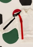 صورة بلوفر أبيض للأطفال - تصميم الحزام (مع إمكانية طباعة الاسم)