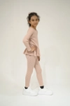 Picture of TIYA Girls Rib Knit Two Piece Set, Long Sleeve + Pants ST213 